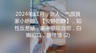 2024年11月，新人，气质良家小娇娘，【安静的静】，知性反差婊，家中撒尿自慰，白嫩可口，眼镜婊 (2)